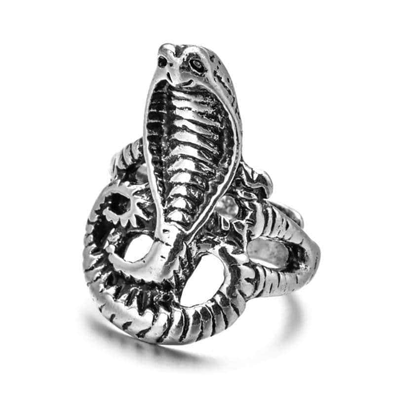 Anillo Serpiente Naja (Acero)