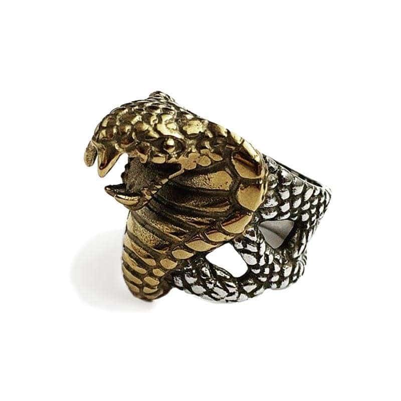 Anillo Serpiente Cobra Última (Acero)