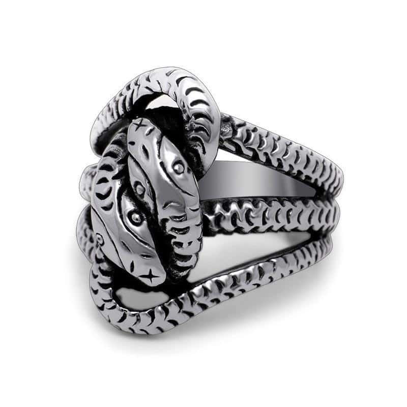 Anillo Serpiente Unión (Acero)