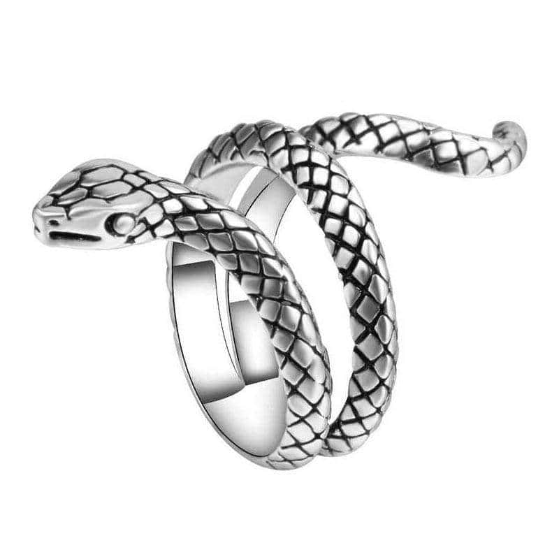 Anillo Serpiente Constricción (Acero)