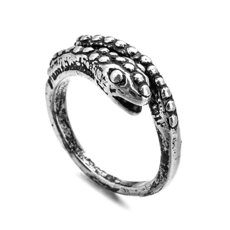 Anillo Serpiente Antiguo (Acero)