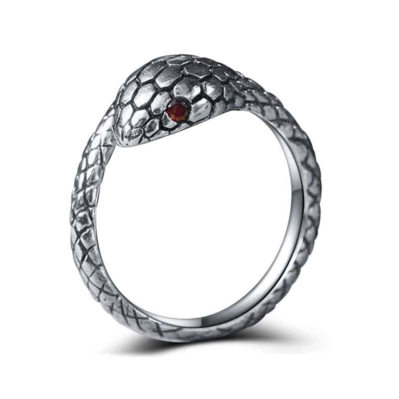 Anillo Serpiente Culebra (Plata)