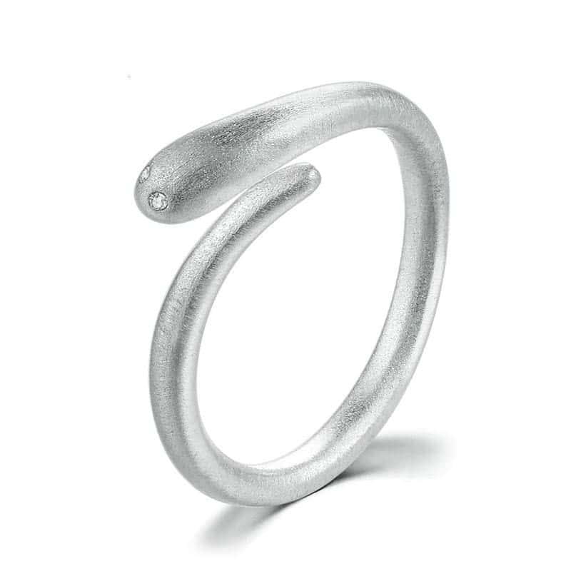 Anillo Serpiente Discreción (Plata)