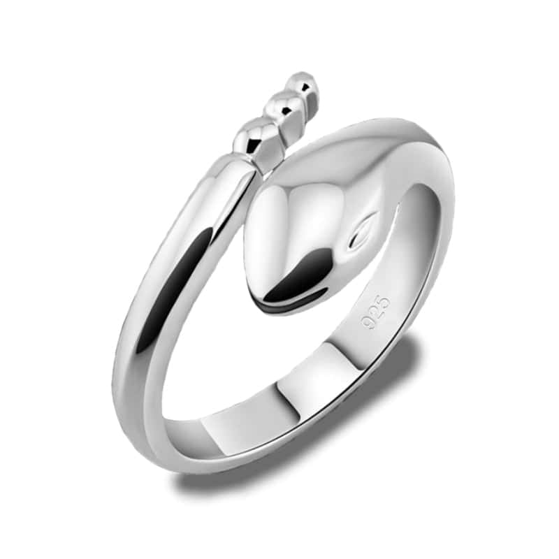 Anillo Serpiente Suavidad (Plata)