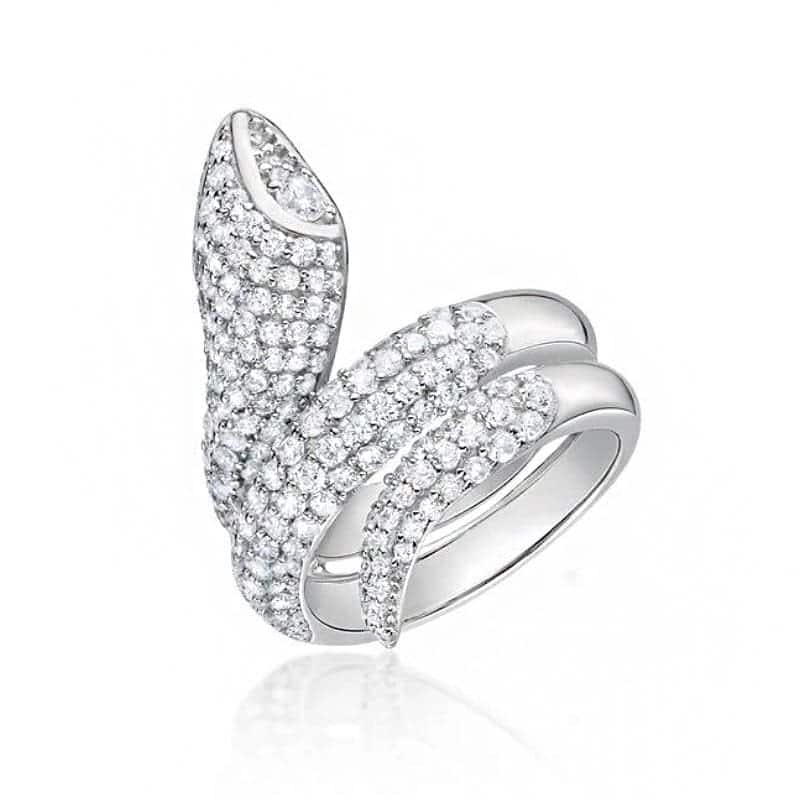 Anillo Serpiente Elegancia (Plata)