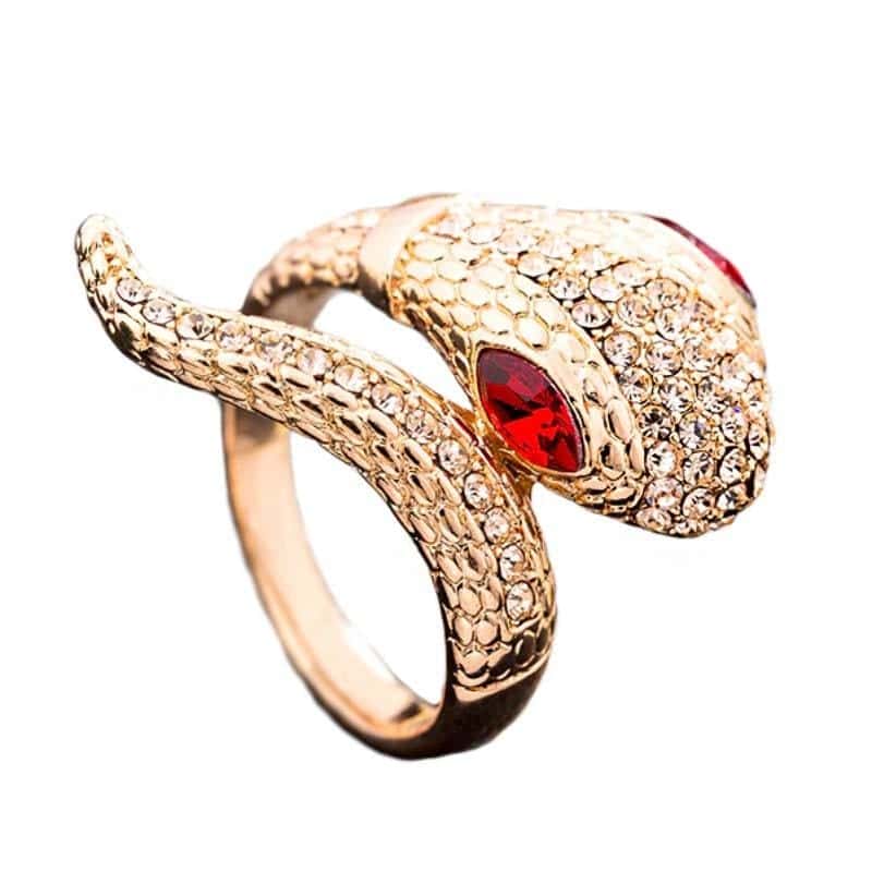 Anillo Serpiente Ojos (Circonio)