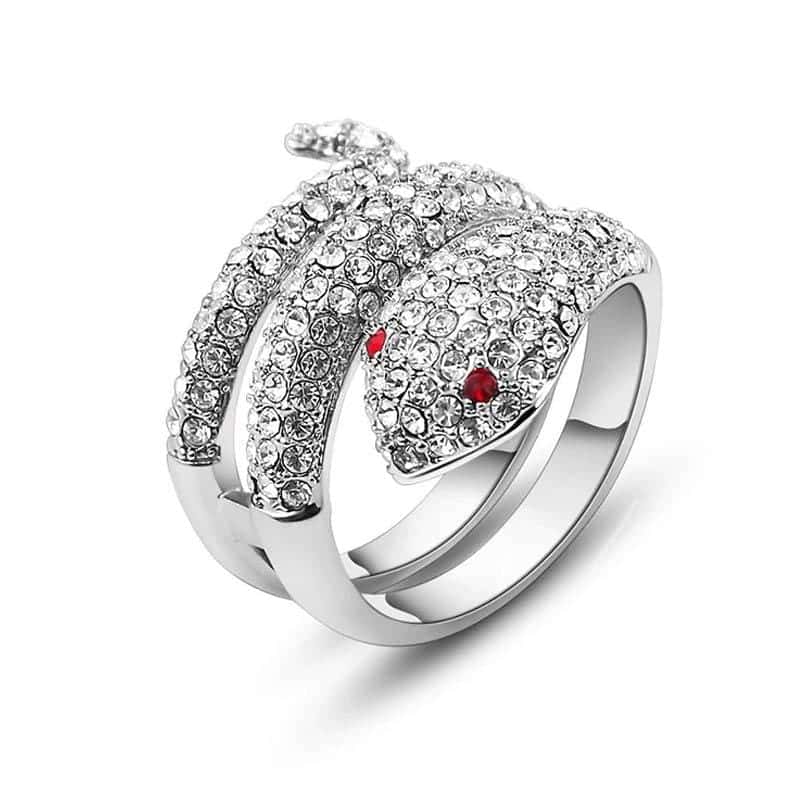 Anillo Serpiente Krystal (Circonio)