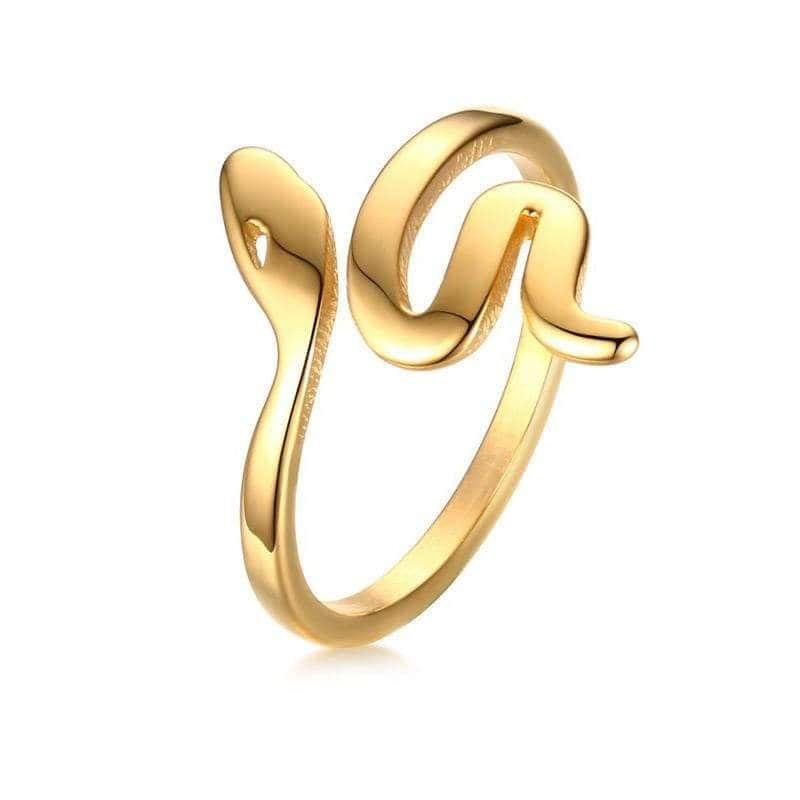 Anillo Serpiente Goldy (Acero)