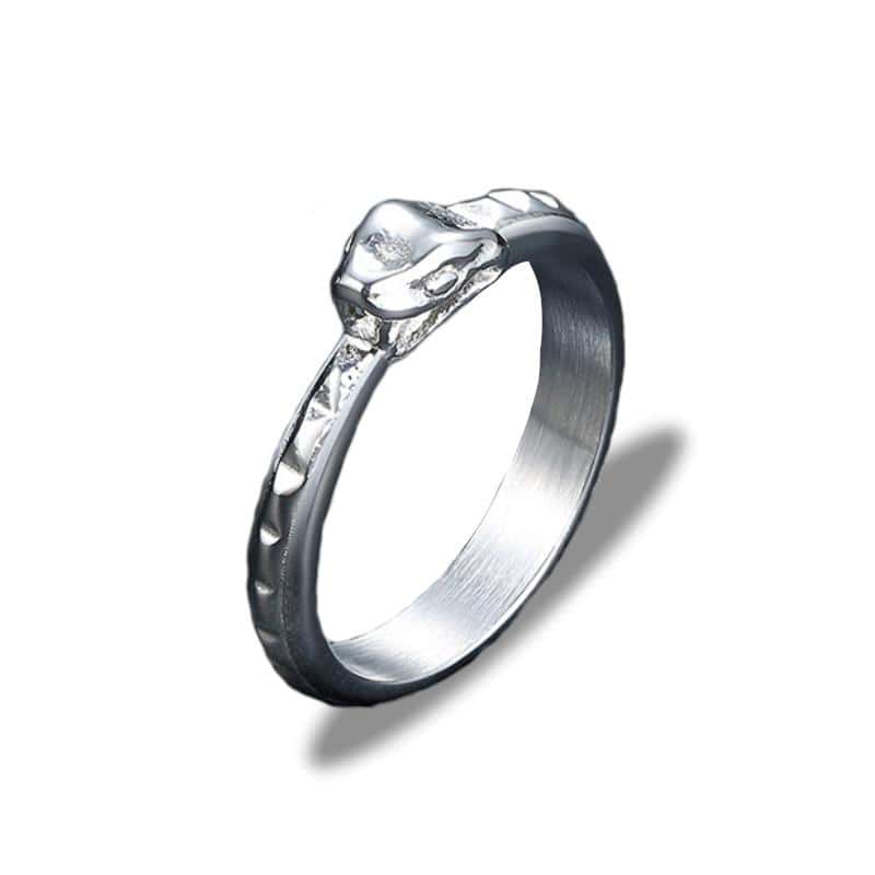 Anillo Serpiente Eternidad (Acero)
