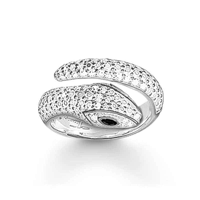 Anillo Serpiente Zircon Esperanza (Plata)