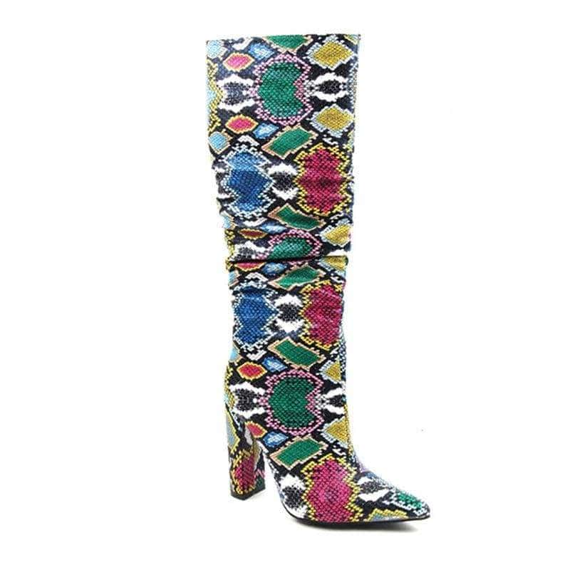 Botas Serpiente Arlequín