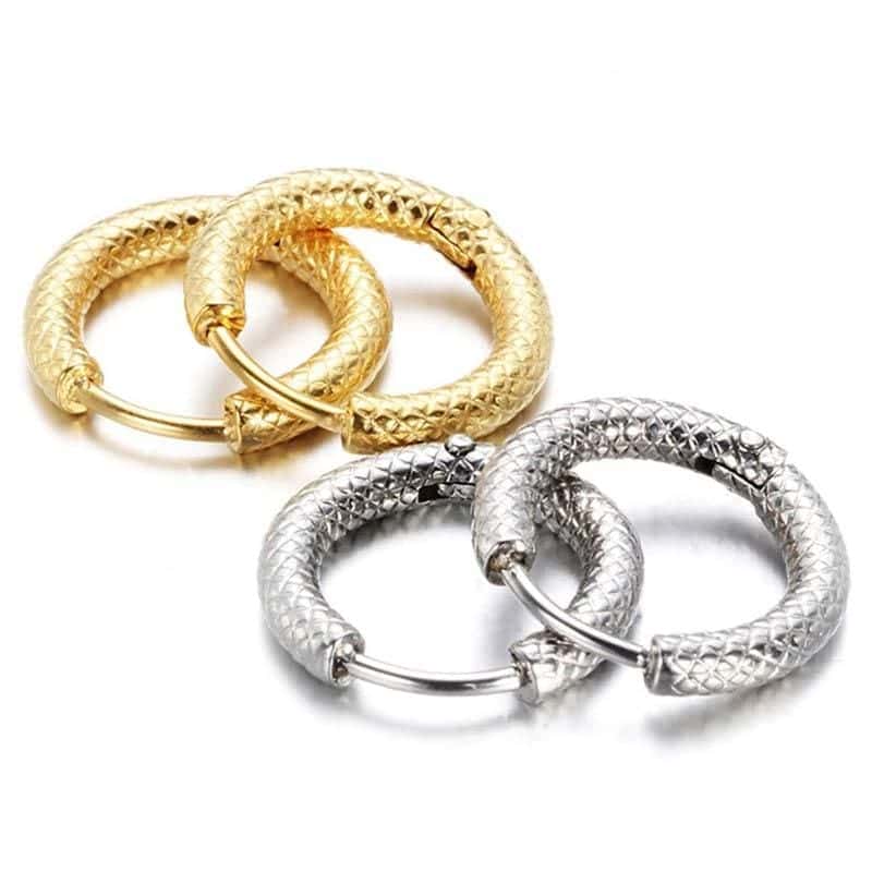 Pendientes Serpiente Anillo