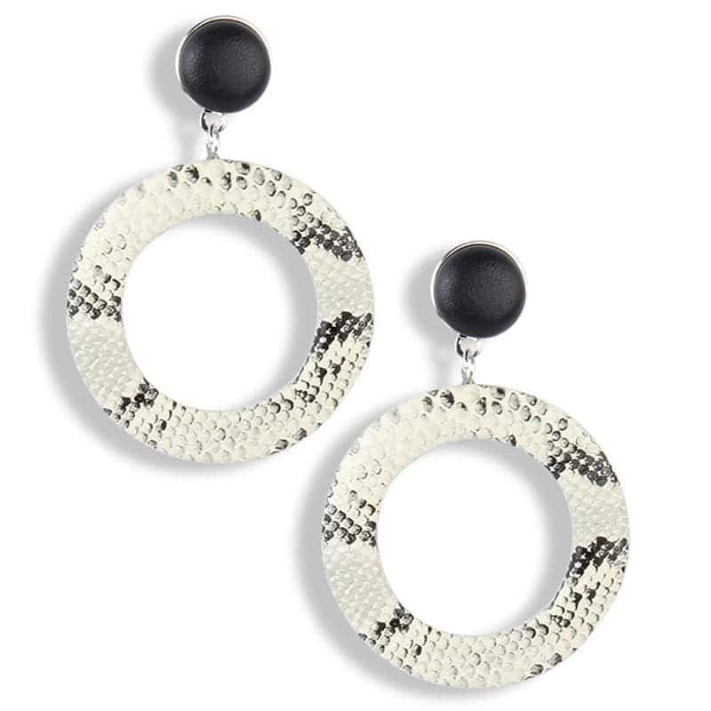 Pendientes Serpiente Circular