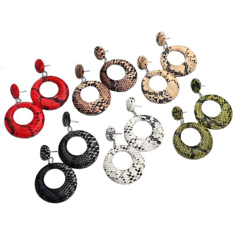 Pendientes Serpiente Python