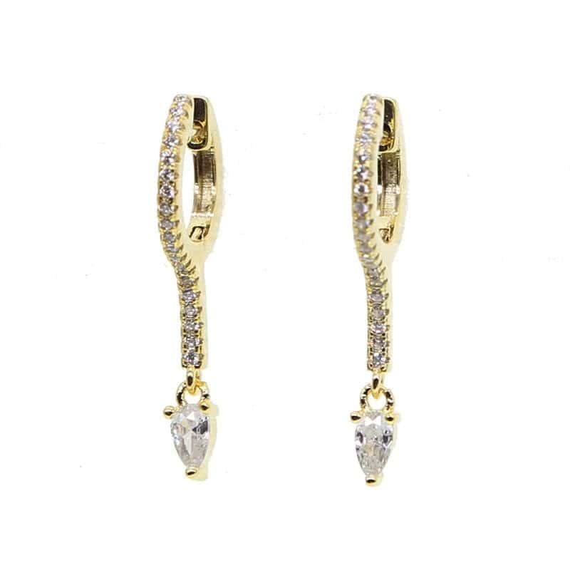 Pendientes Serpiente Clear (Circonio)