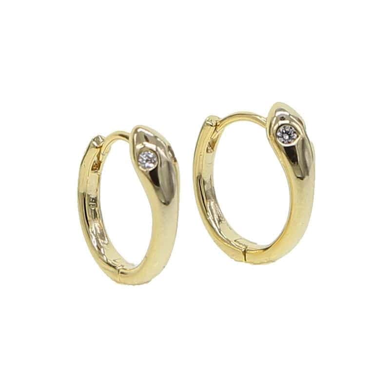 Pendientes Serpiente Ojos (Circonio)