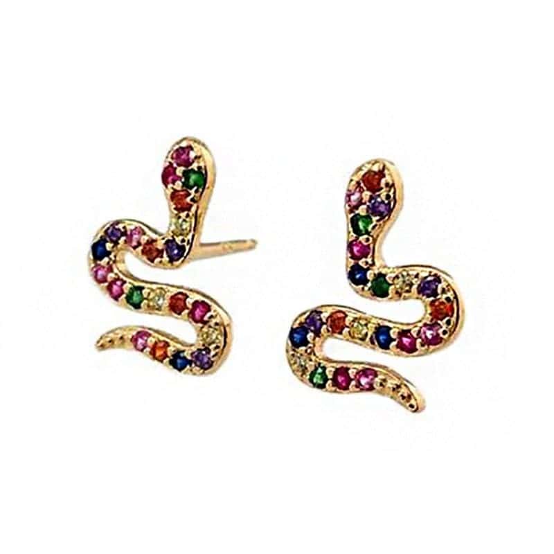 Pendientes Serpiente Micro (Circonio)