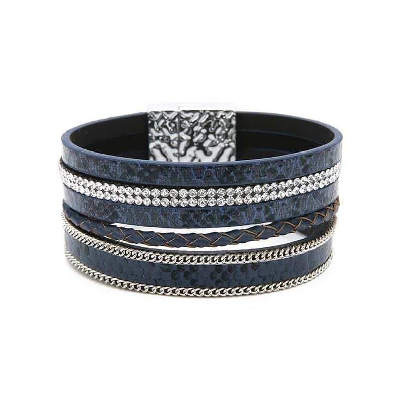 Pulsera Serpiente Zetta (Cuero)