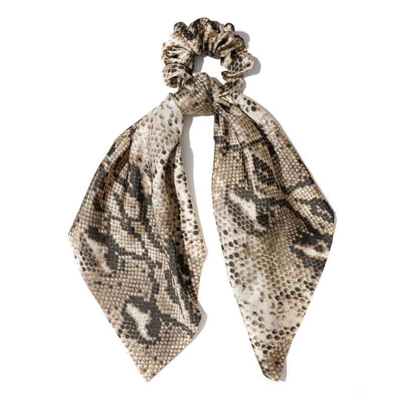 Coletero Serpiente Scrunchie Con Lazo