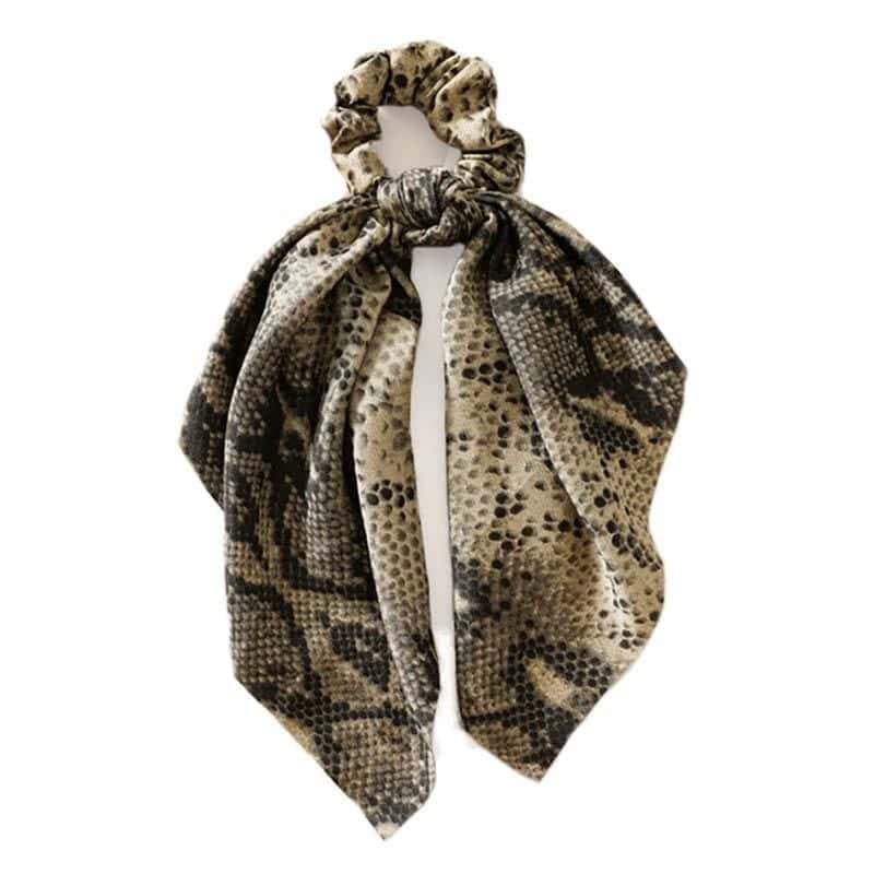 Coletero Serpiente Scrunchie De Pitón