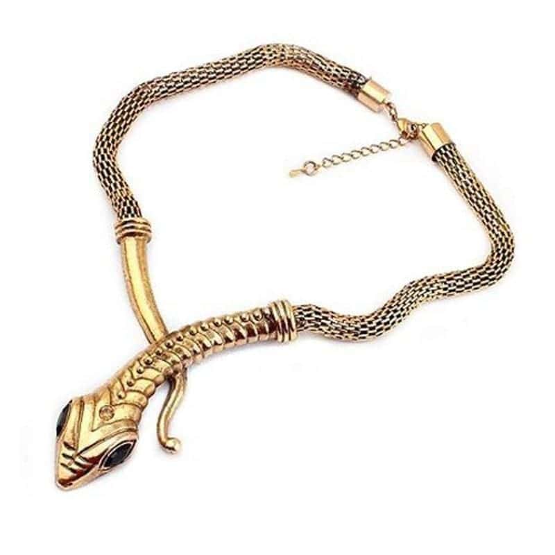 Collar Serpiente Antiguo Egipto