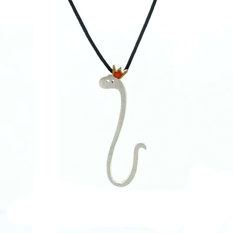 Collar Serpiente Reina (Plata)