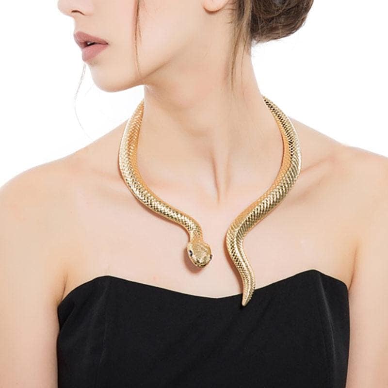Collar Serpiente Reptiliana