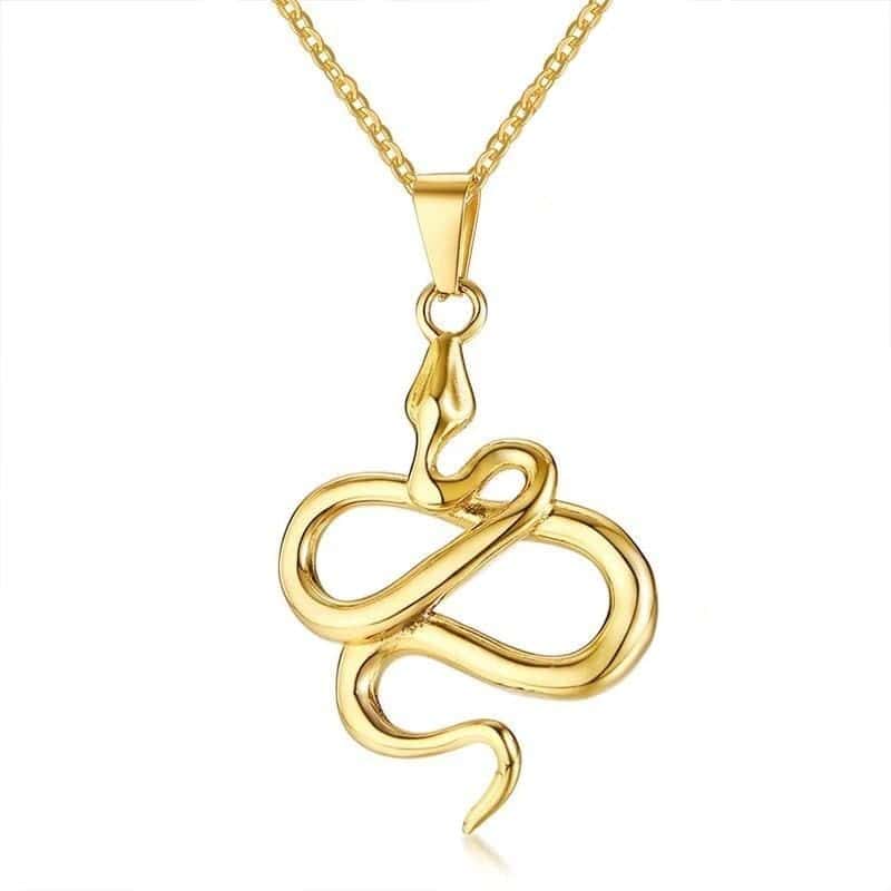 Collar Serpiente Snake (Oro)