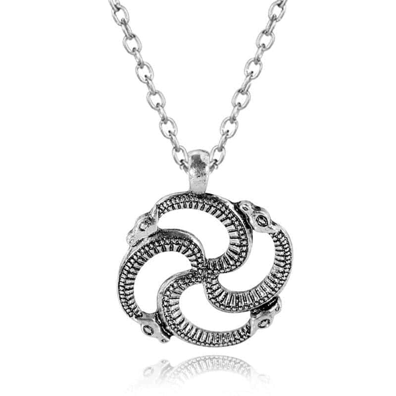 Collar Serpiente Solar (Acero)