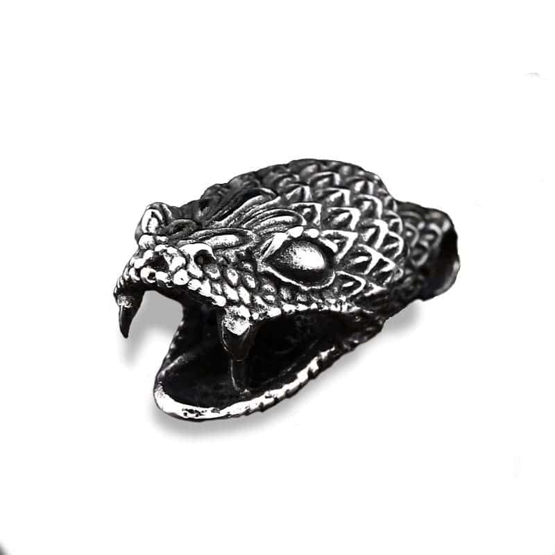 Collar Serpiente Cabeza De Serpiente (Acero)