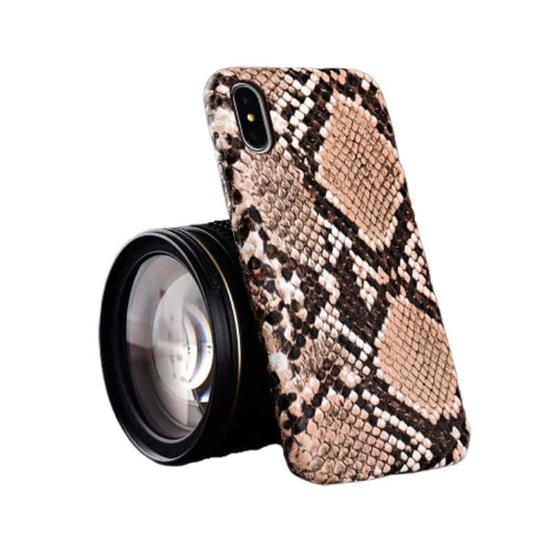 Funda Serpiente Iphone Marrón