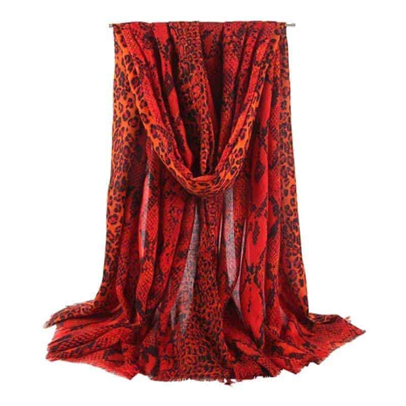 Pañuelo Serpiente Rojo