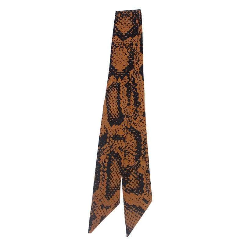 Pañuelo Serpiente Twilly Marrón