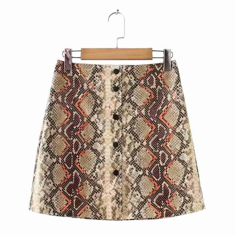 Falda Serpiente Madu (Cuero)
