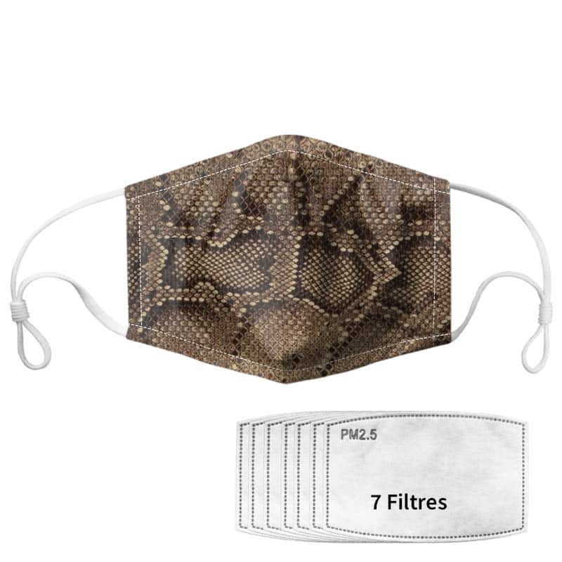 Mascara De Serpiente Estampado