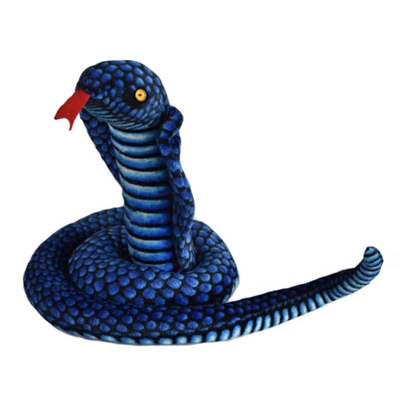 Serpiente Peluche Cobra Azul