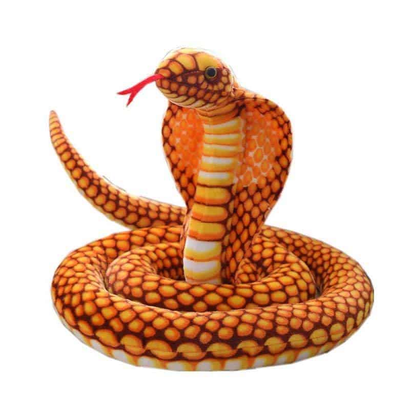 Serpiente De Peluche Cobra Real