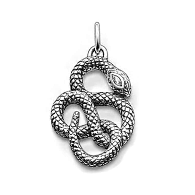 Collar Serpiente Taipán (Plata)