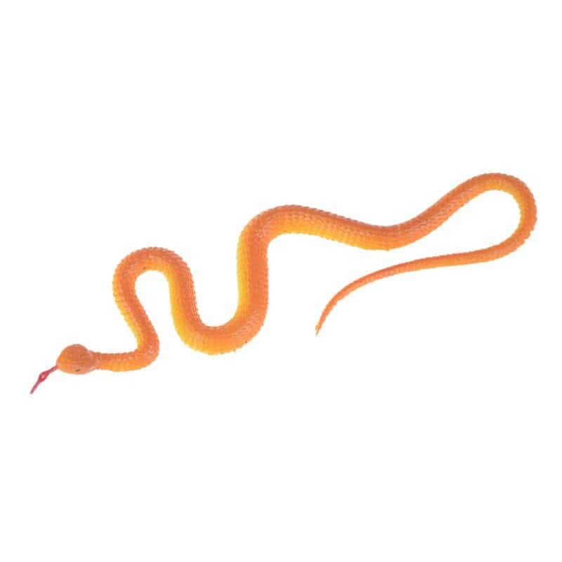 Serpientes De Plastico Naranja