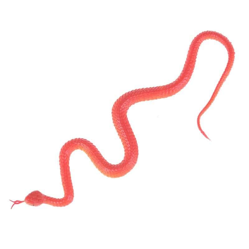 Serpientes De Plastico Rojo