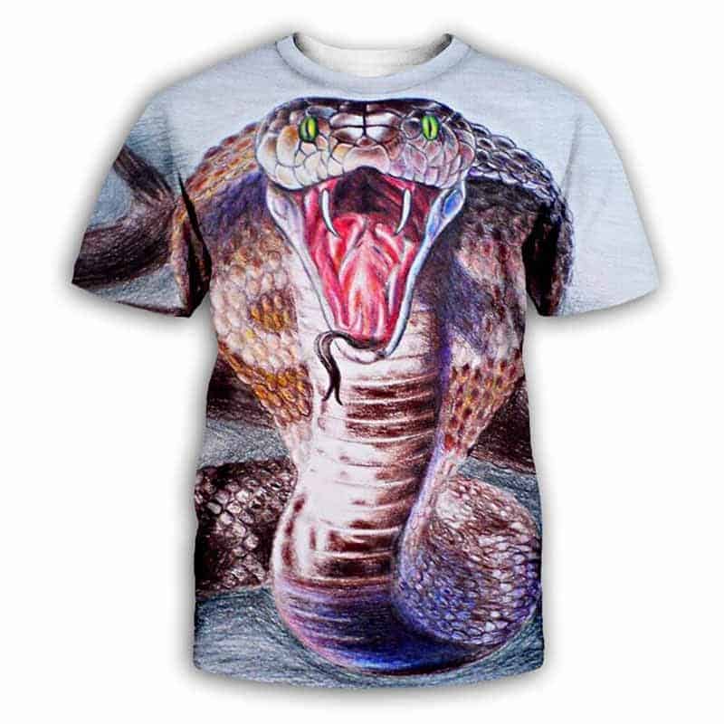 Camiseta Serpiente Cobra Real
