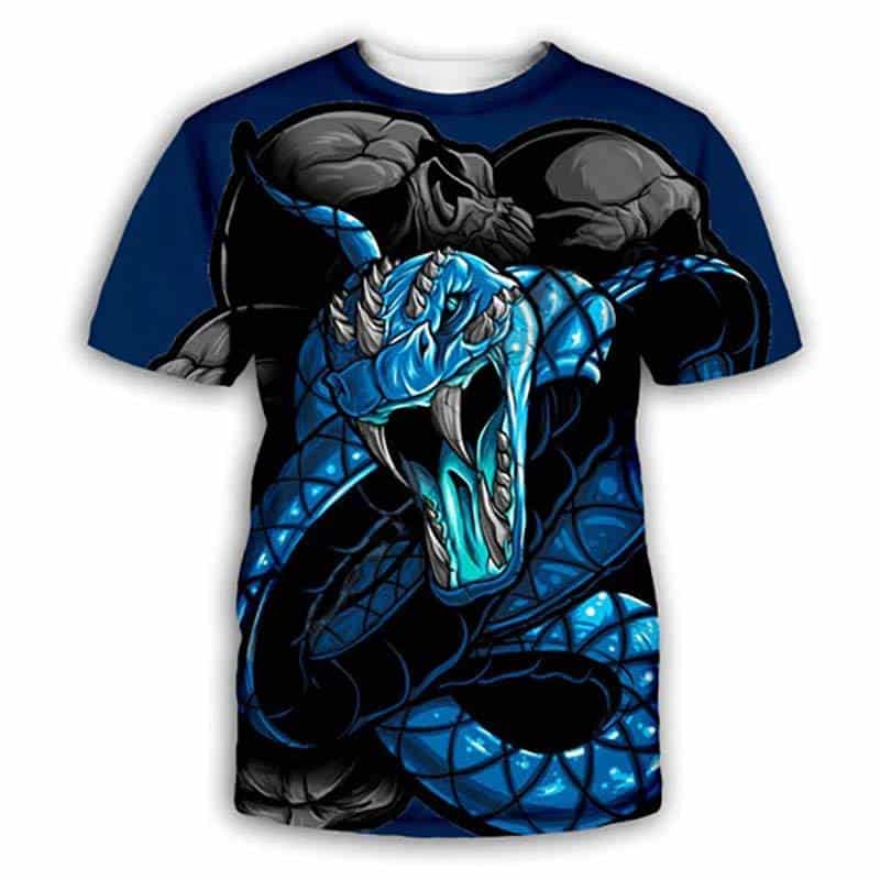 Camiseta Serpiente Infierno Helado