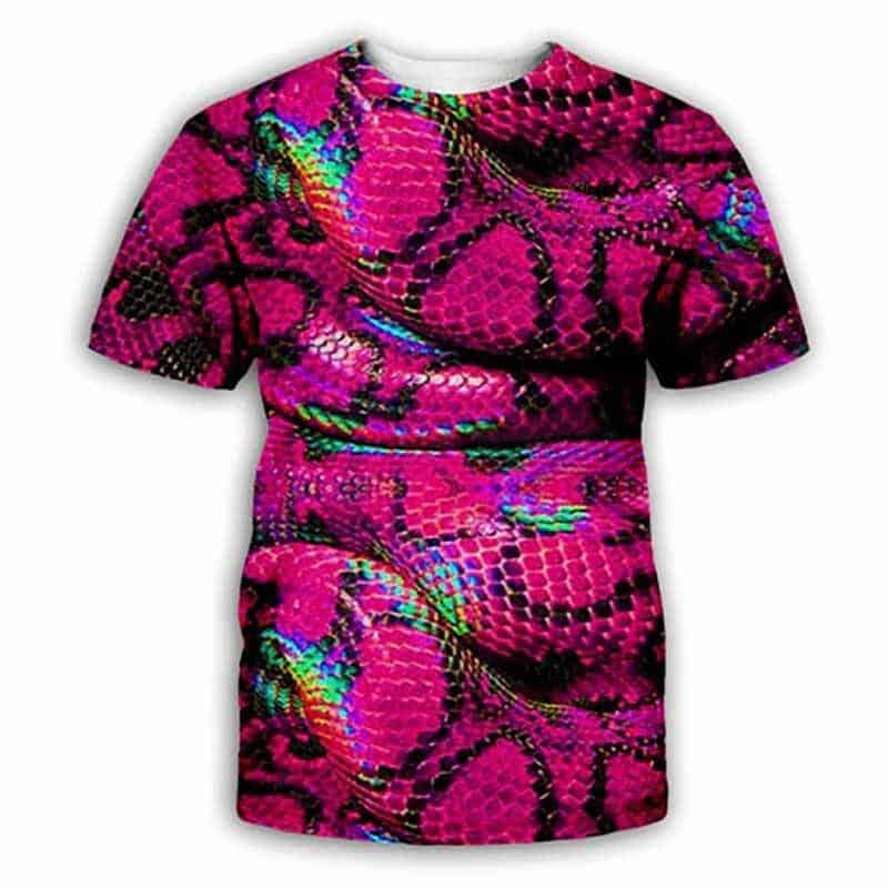 Camiseta Serpiente Iridiscente