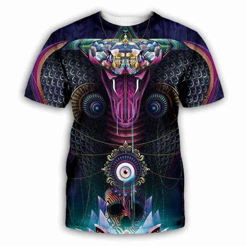 Camiseta Serpiente Psicodélico